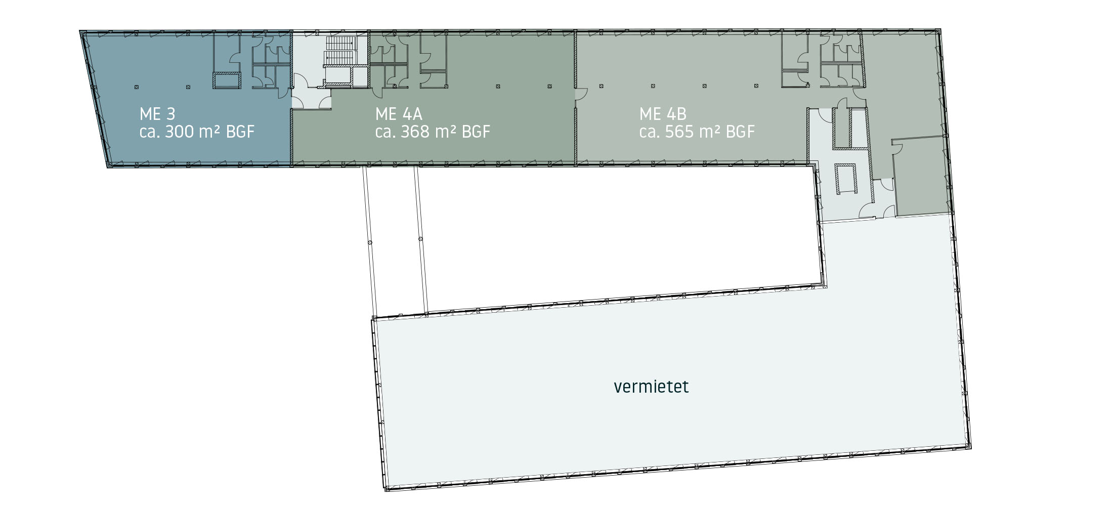 Lageplan 1. Obergeschoss