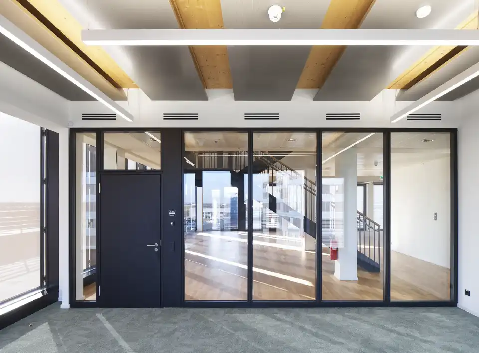 Innenraum-Visualisierung Großraumbüro